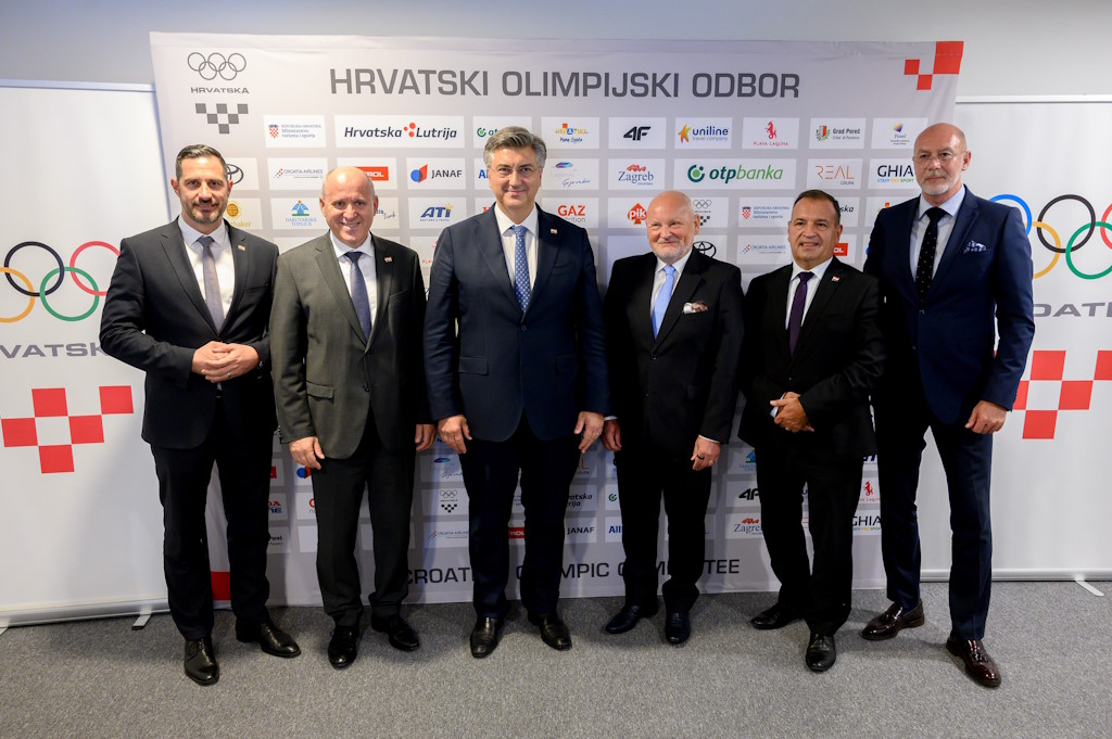 PM Plenkovic besucht das neue Hauptquartier des Kroatischen Olympischen Komitees in Zagreb und kündigt Unterstützung für Athleten für die Olympischen Spiele in Paris an