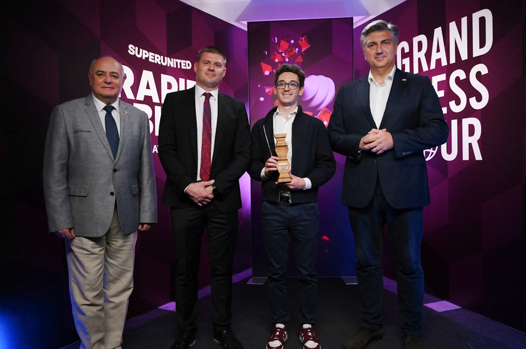 Grand Chess Tour SuperUnited Rapid & Blitz Croatia u Zagrebu: Fabiano Caruana briljirao na šahovskom turniru